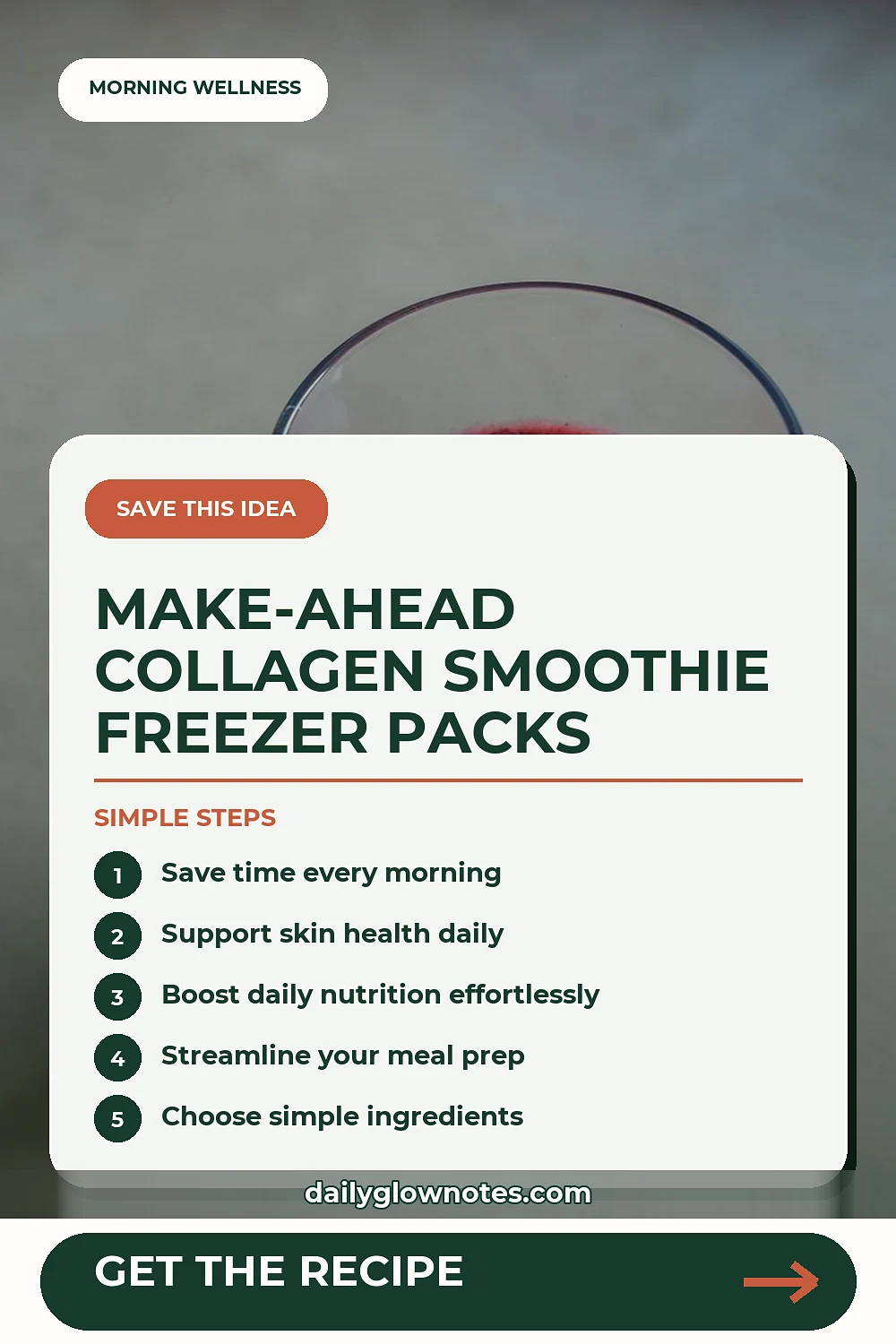 Make-Ahead Collagen Smoothie Freezer Packs for Busy Mornings