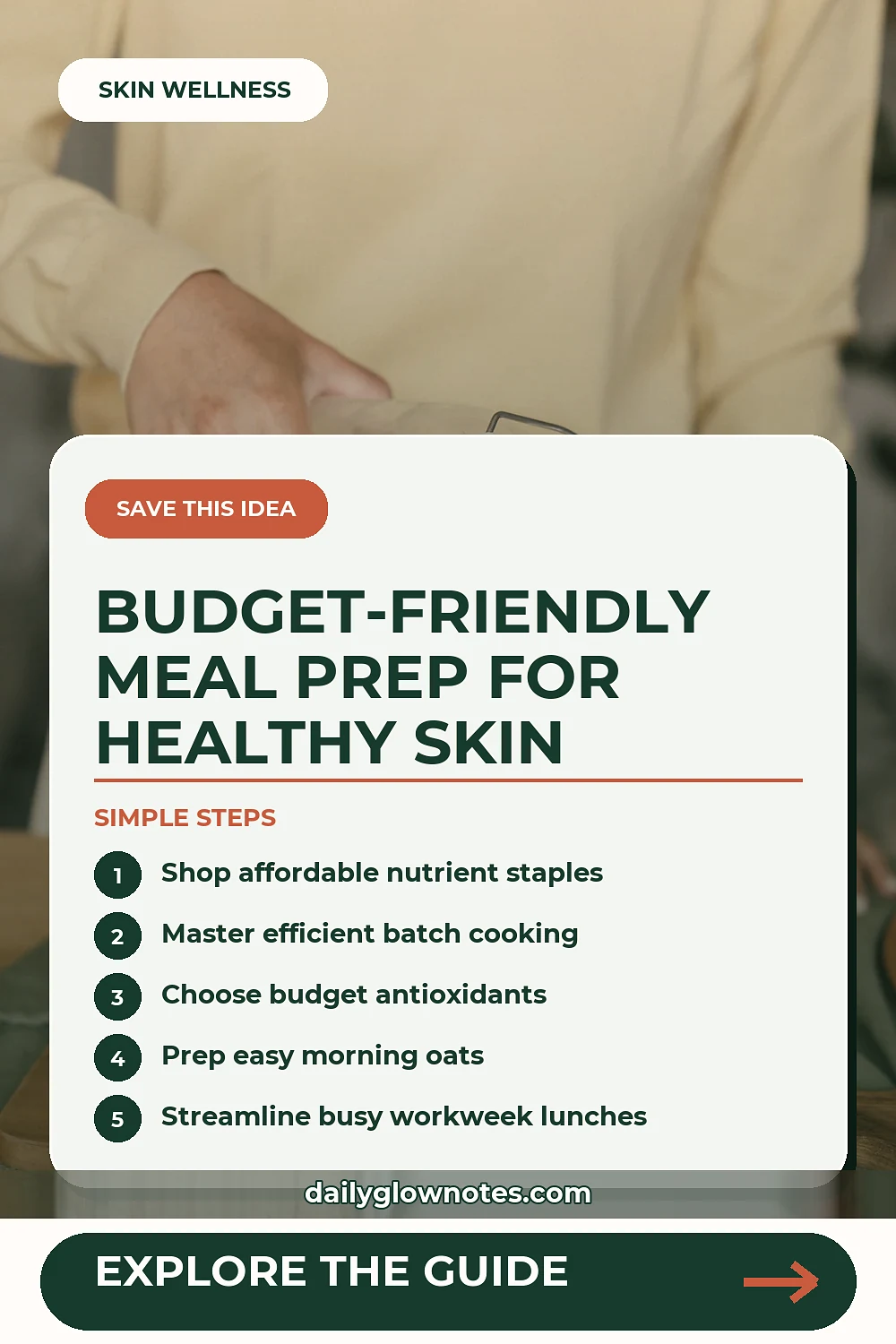 Affordable Skin-Supportive Meal Prep: A Budget-Friendly Weekly Plan
