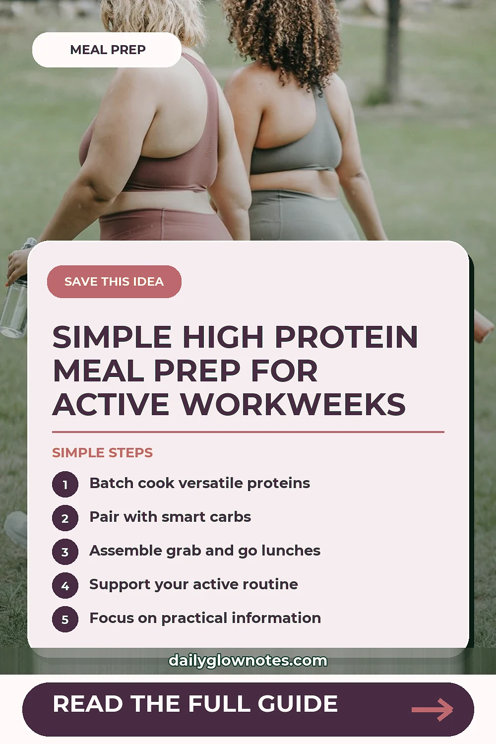 Simple High Protein Meal Prep Ideas for a Balanced and Active Workweek