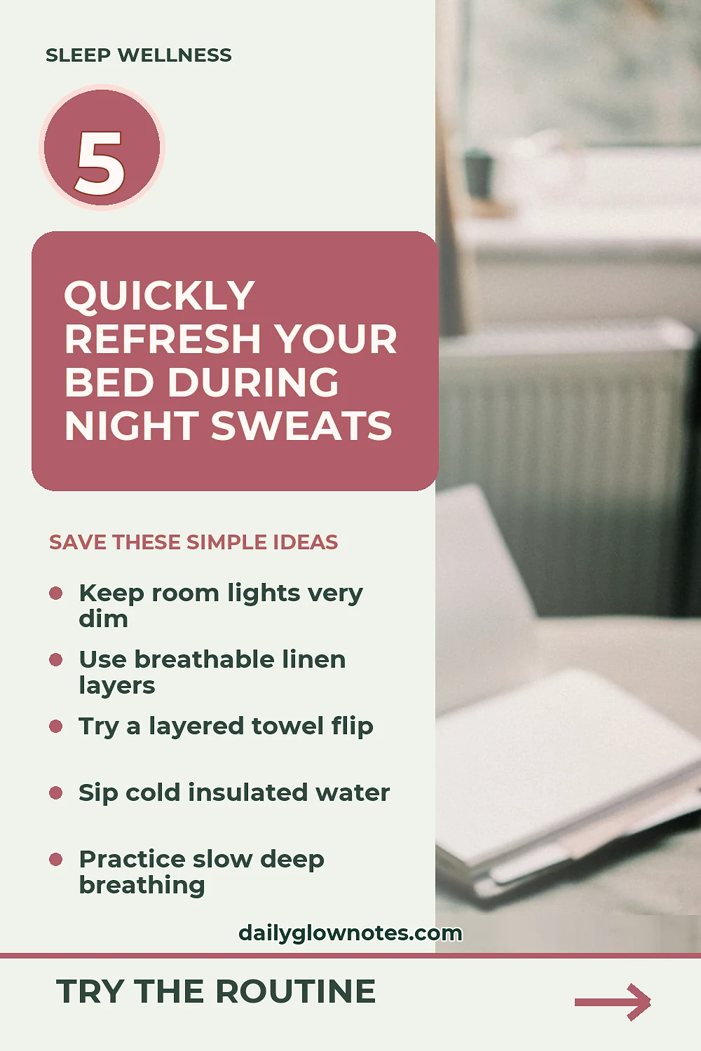 The 3am Night Sweat Reset: How to Quick-Refresh Your Bedding and Sleep