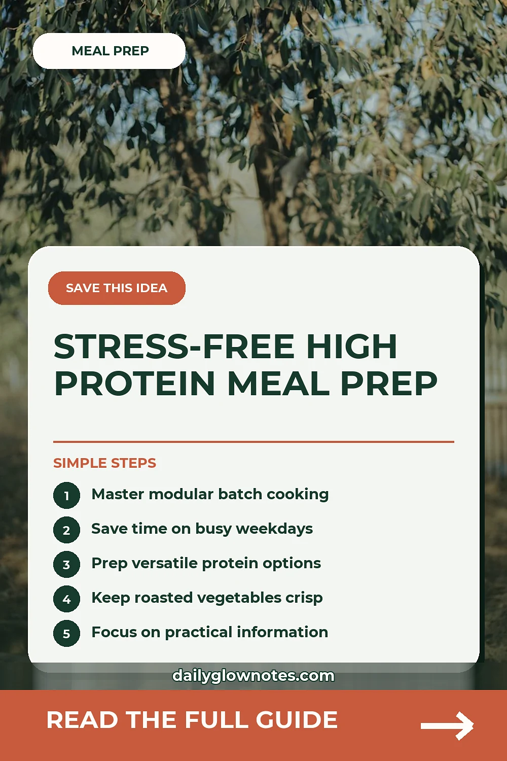 A Realistic High-Protein Meal Prep Plan for Busy Weekdays Without Hours in the Kitchen