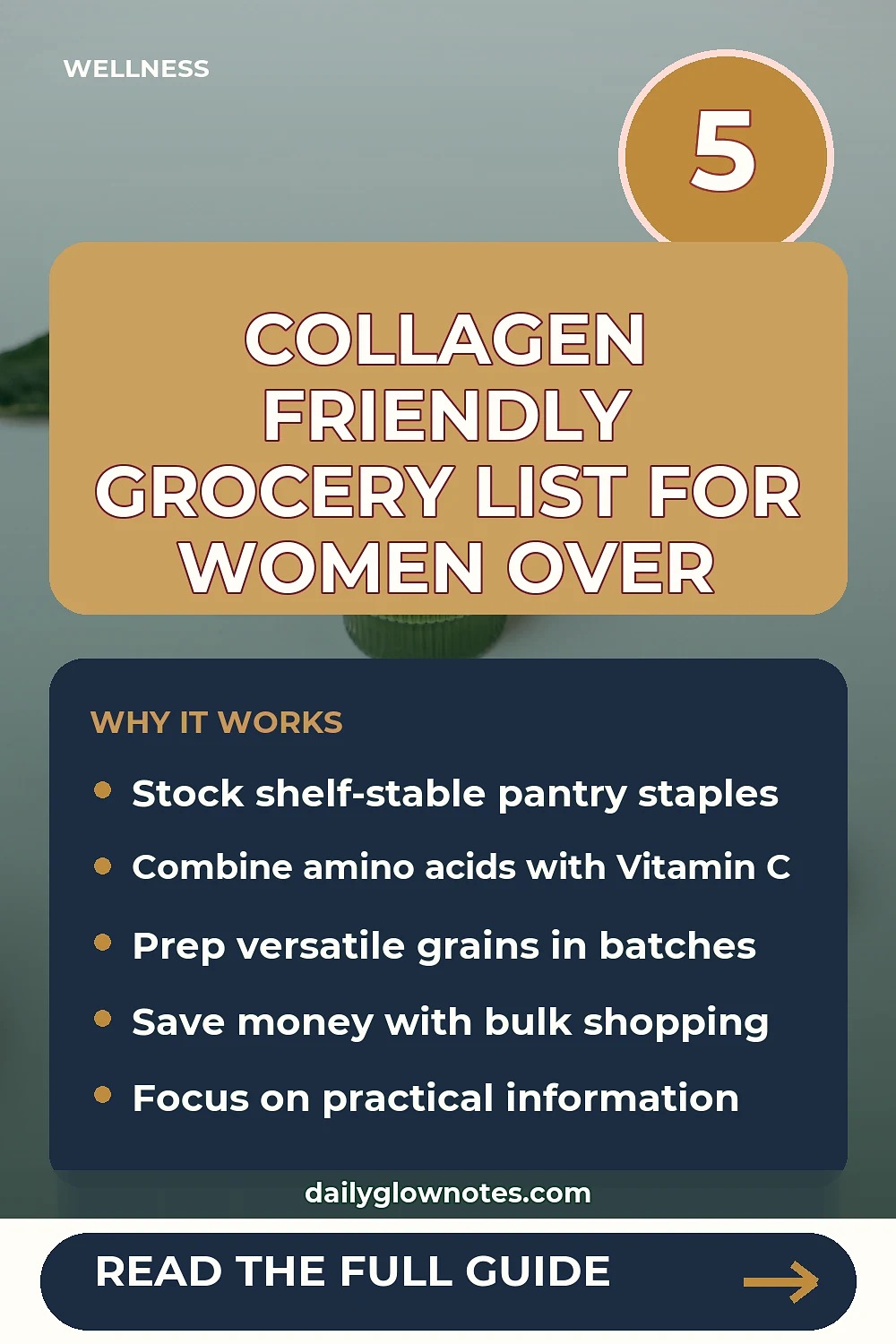 Pantry Staples for Mature Skin Wellness: A 7-Day Prep Guide