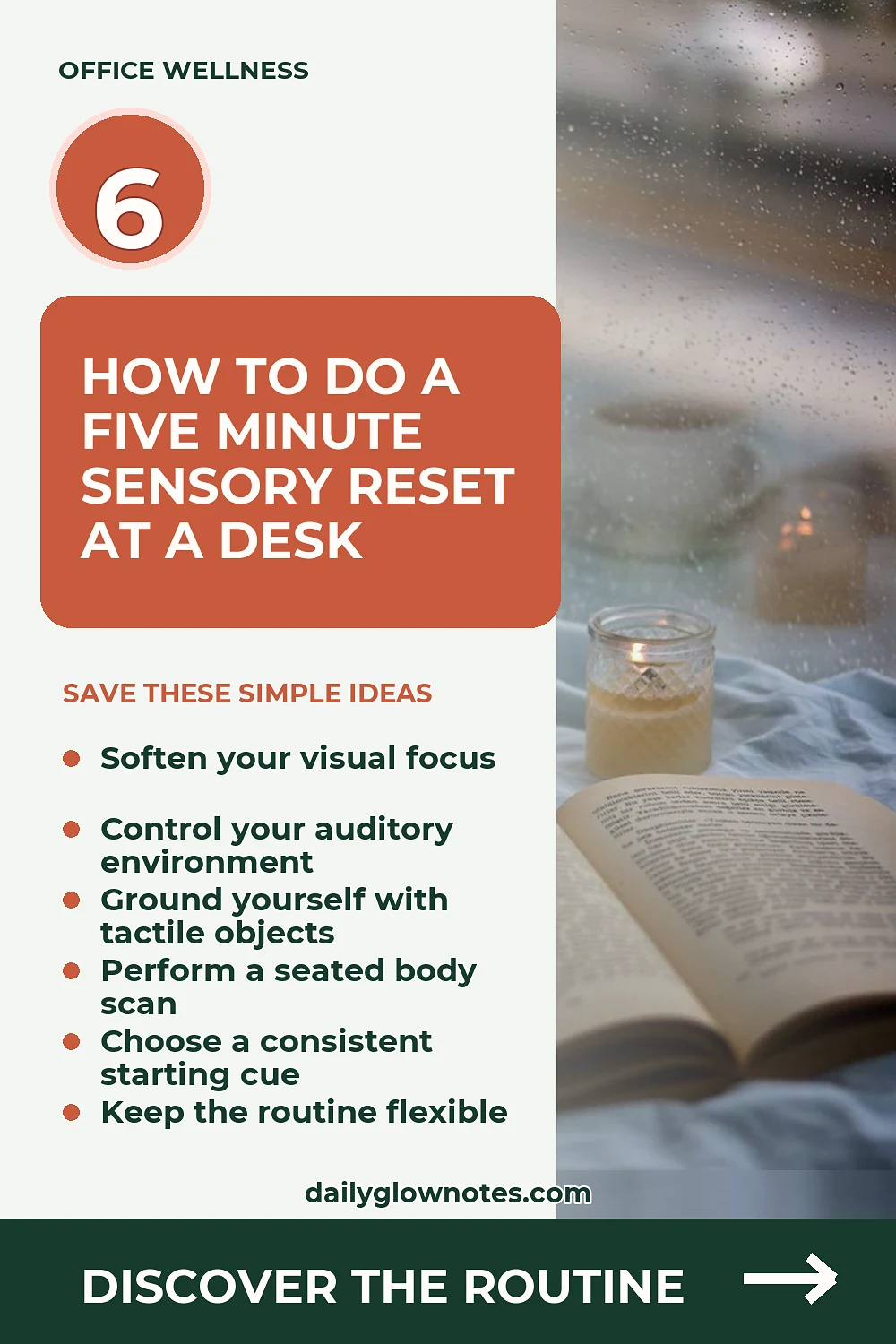 A 5-Minute Sensory Reset Routine for Busy Office Desks