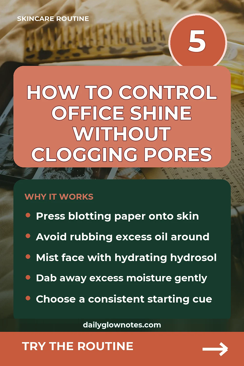 Afternoon Makeup Touch-Up Habits That Secretly Trap Sebum on Busy Workdays