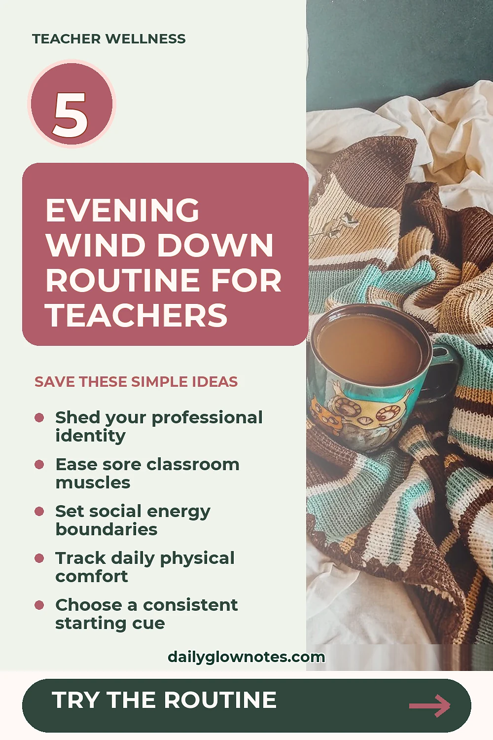 An Educator's Evening Wind-Down Routine for Midlife Comfort