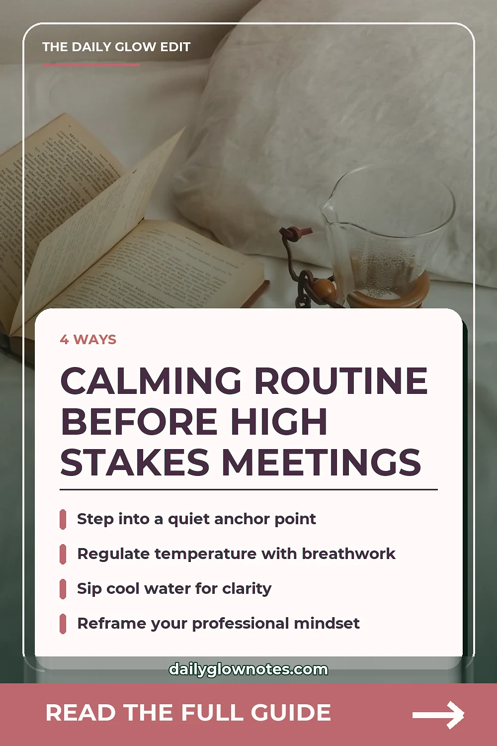 A 5-Minute Reset Routine Before High-Stakes Client Meetings in Midlife