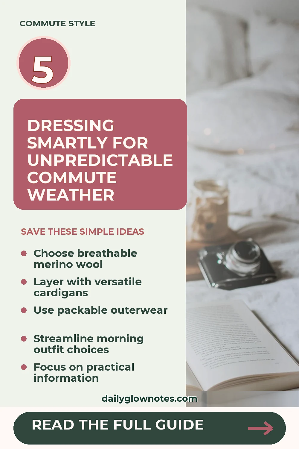 A Layered Commute Outfit Plan for Unpredictable Temperature Swings