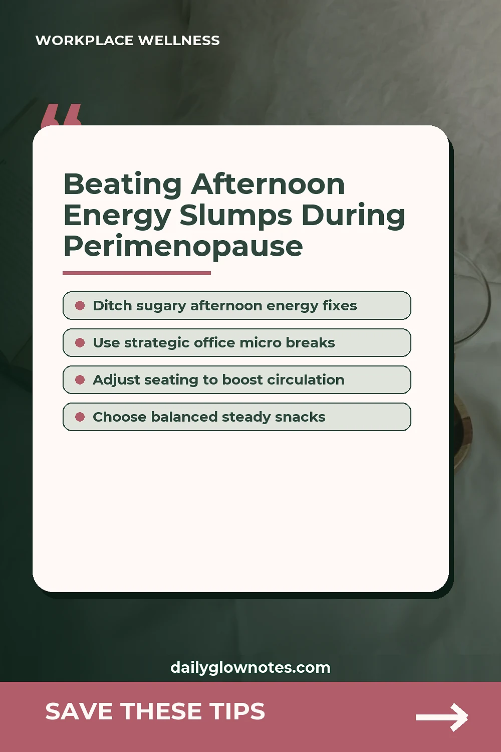 Energy Pacing Strategies for Midlife Professionals Facing Afternoon Fatigue