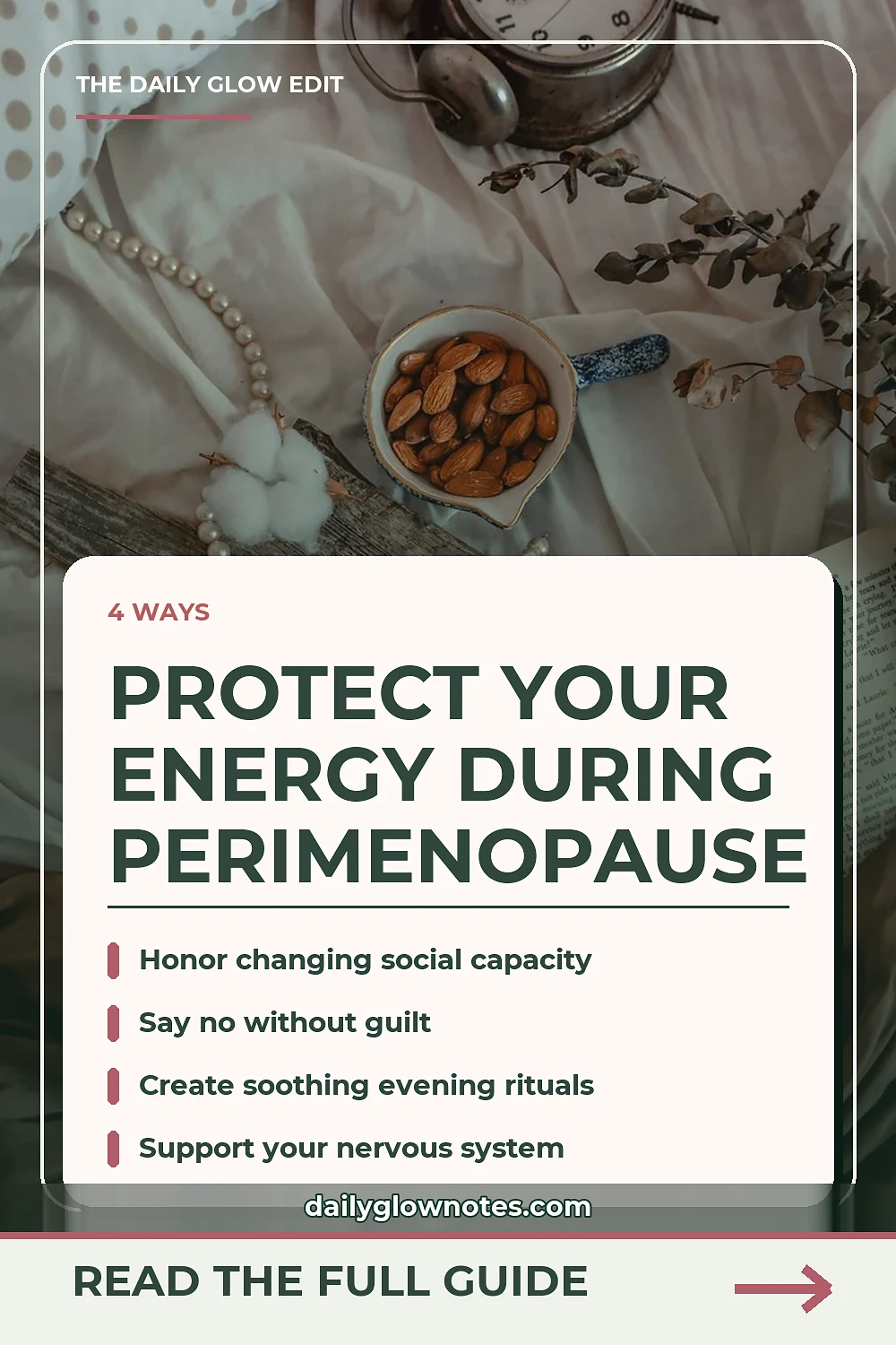 Setting Gentle Social Boundaries During Perimenopause to Protect Your Peace