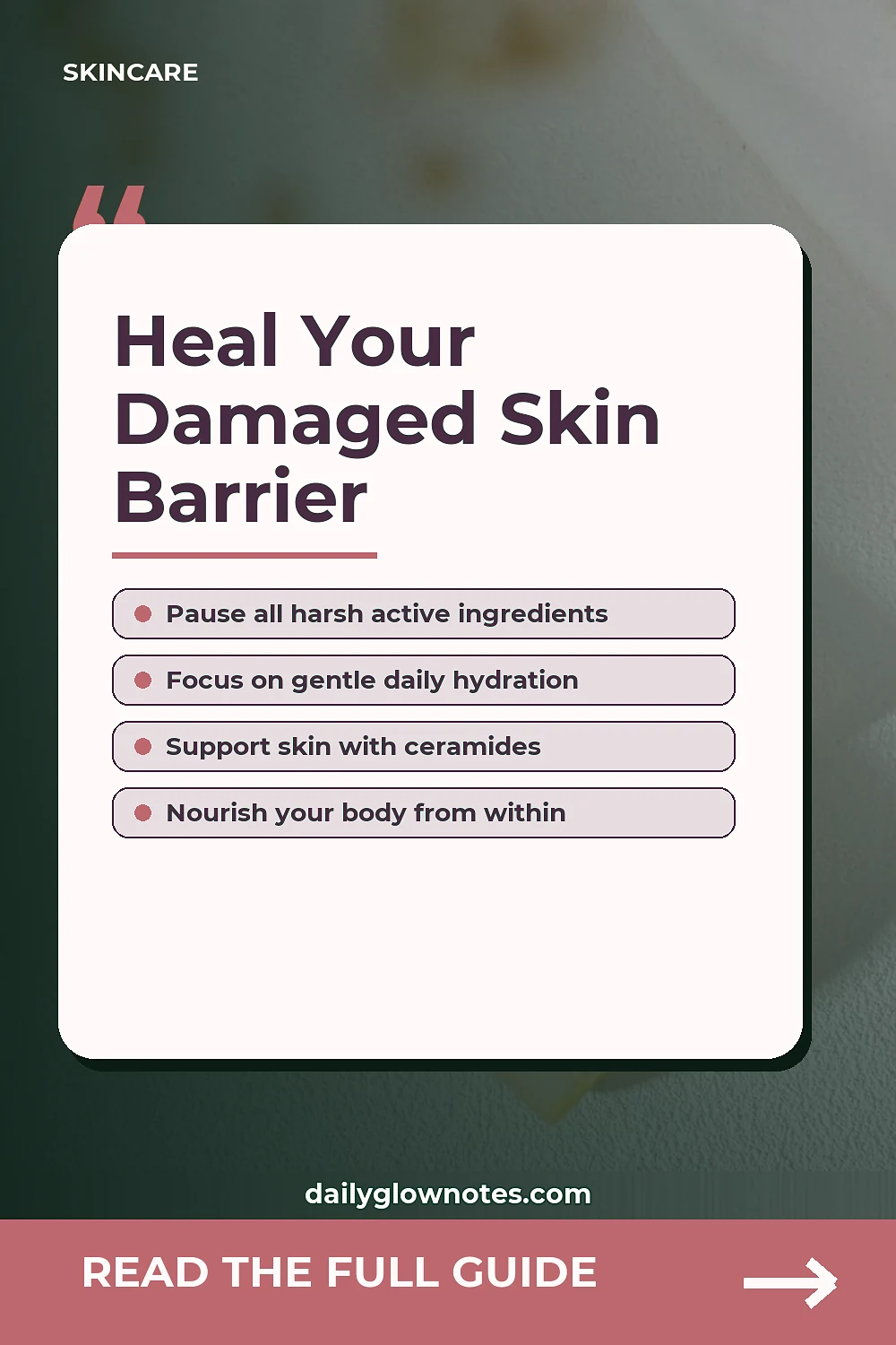 The Gentle Reset: Rebuilding Your Skin Barrier When Blemishes Meet Irritation