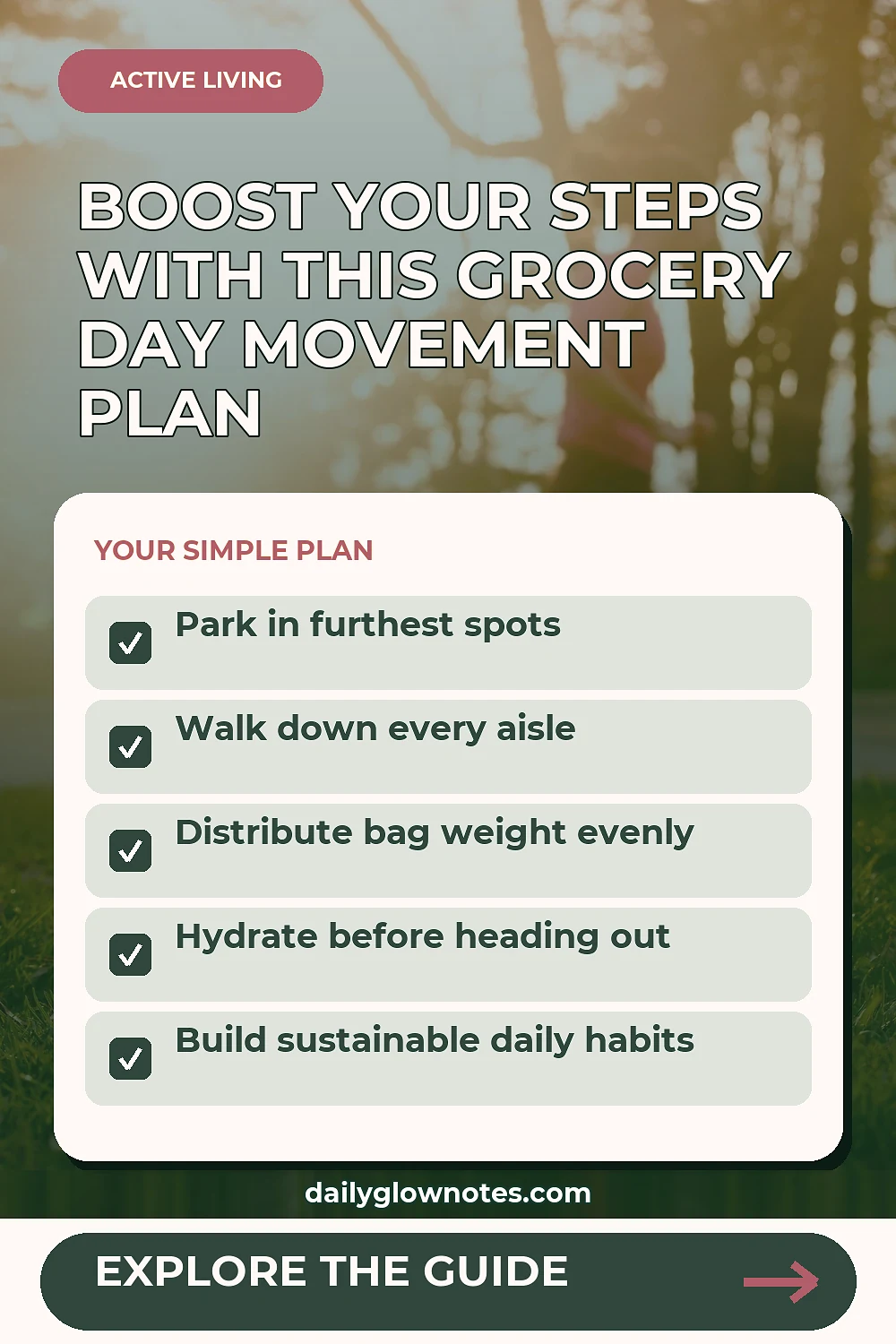 A Grocery-Day Movement Plan That Adds More Walking Naturally
