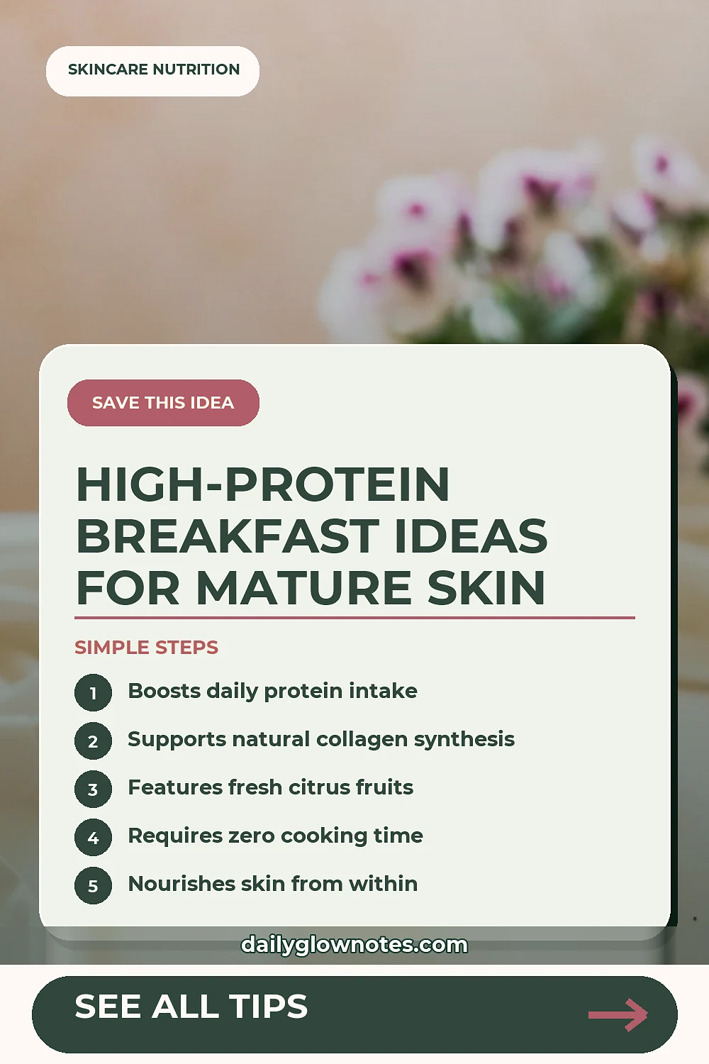 5 High-Protein, Vitamin C Breakfast Combinations to Support Your Skin After 40