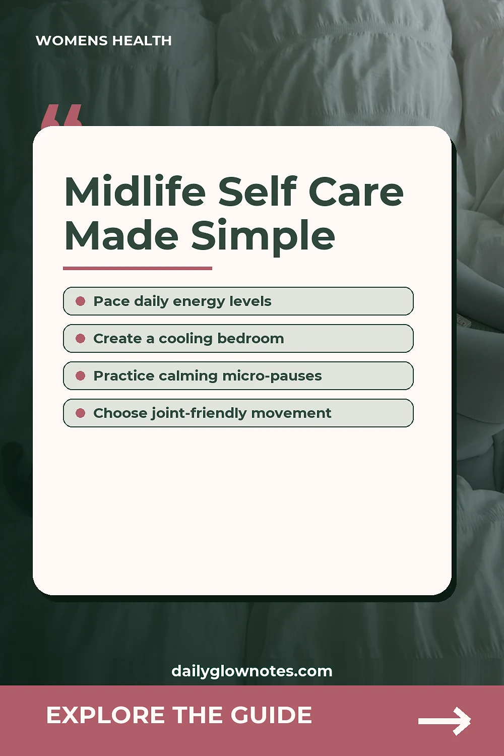 Perimenopause Self Care: A Practical Step-by-Step Plan