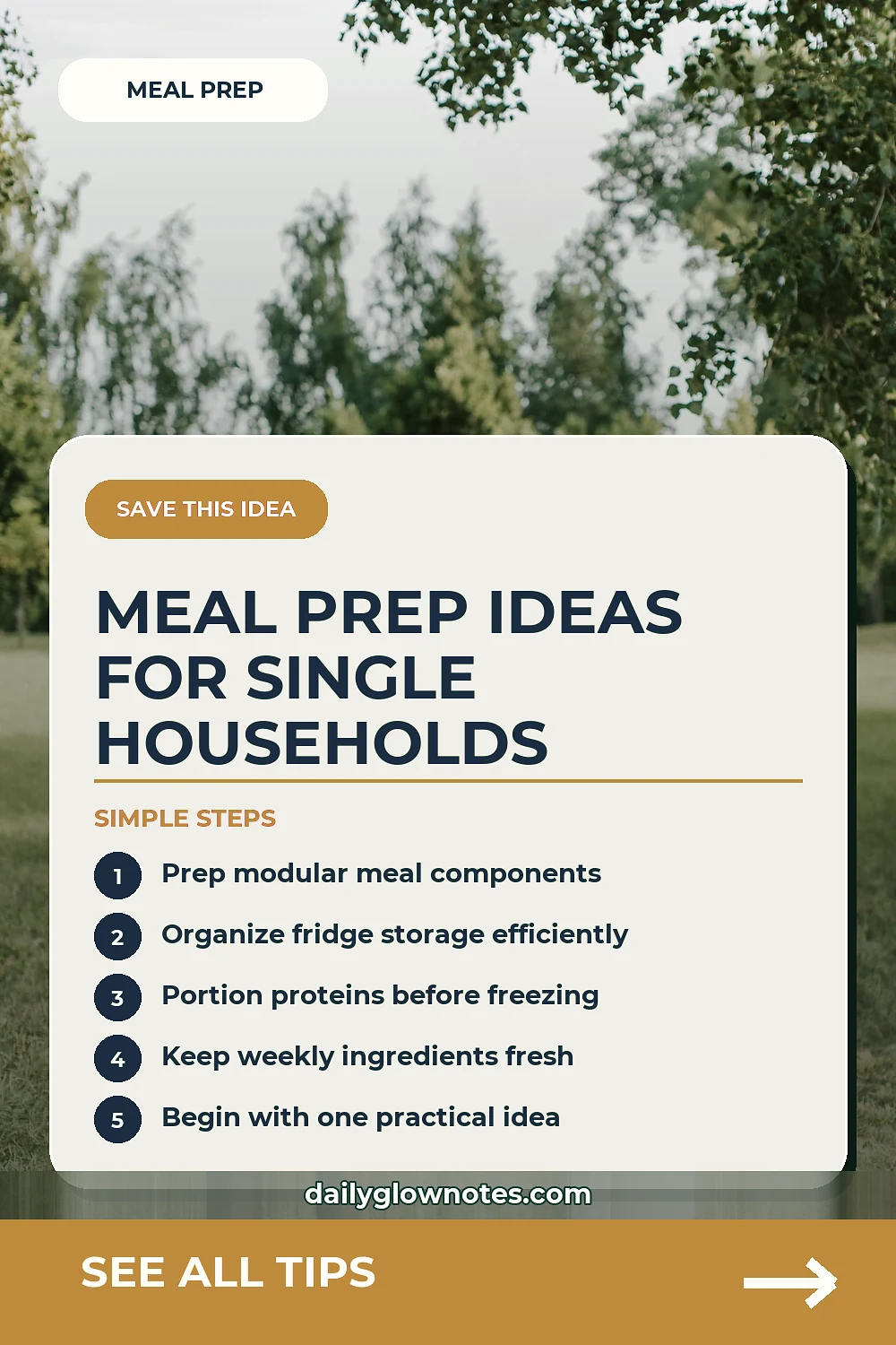 One-Person Meal Prep Portions: Keeping Ingredients Fresh Without Food Waste