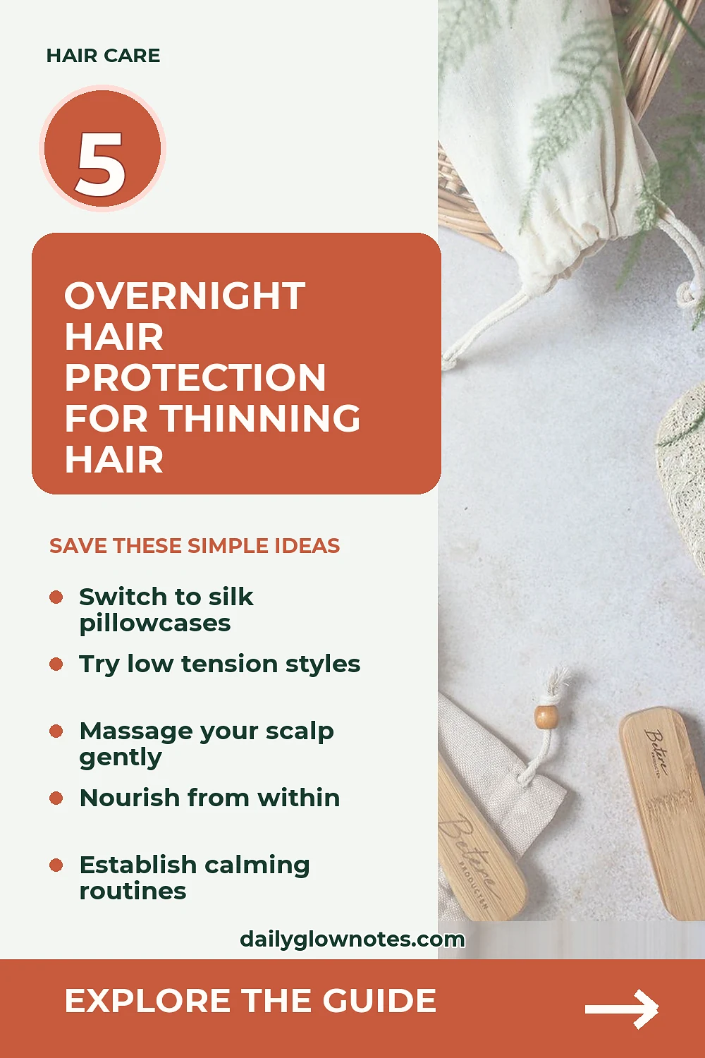 Nighttime Habits to Protect Thinning Hair While You Sleep