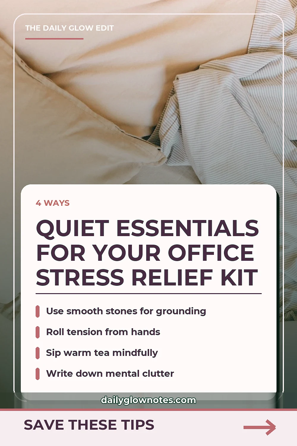 7 Quiet Essentials to Keep in Your Office Stress Relief Kit