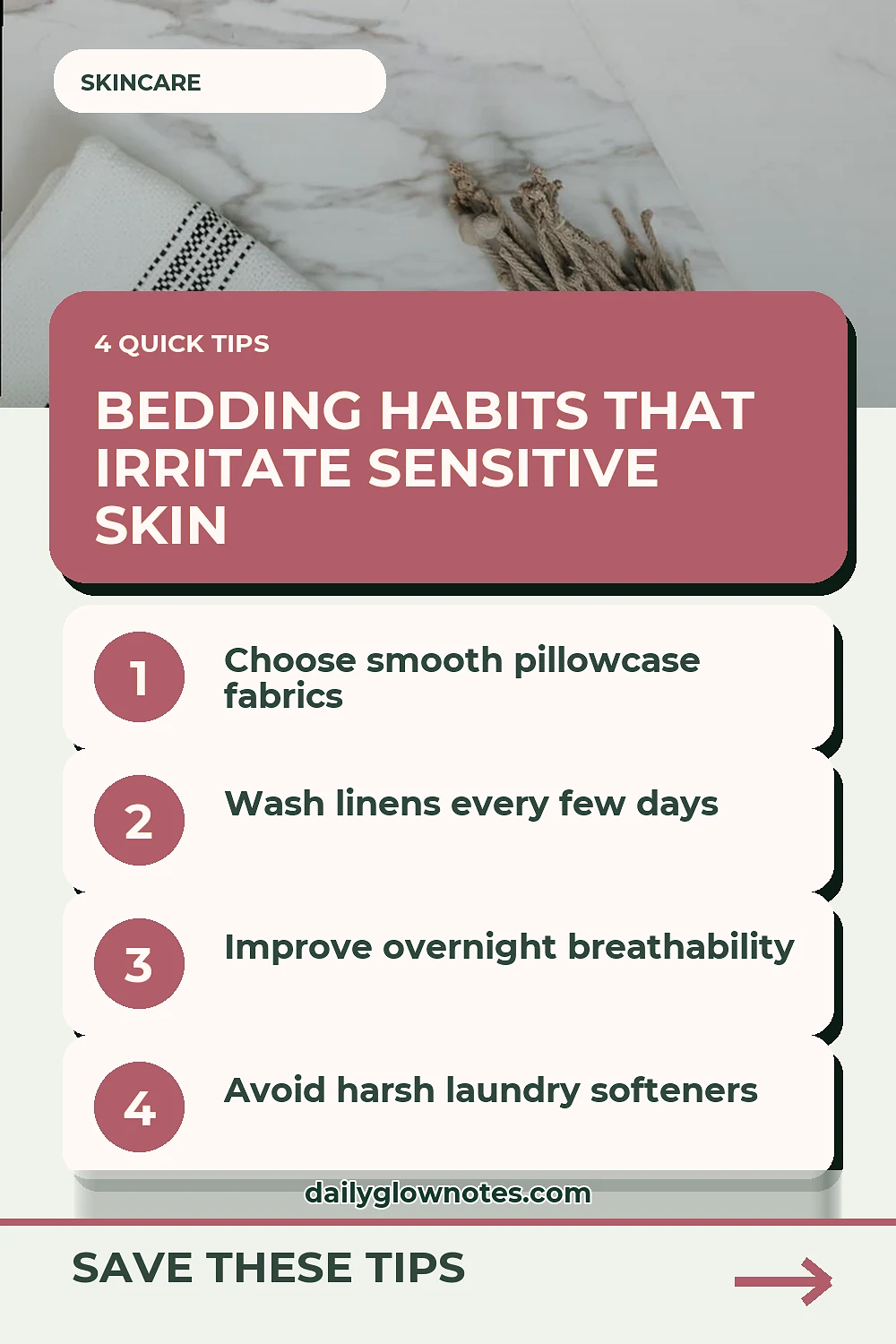 Choosing the Right Pillowcase Fabrics for Sensitive Blemish-Prone Skin