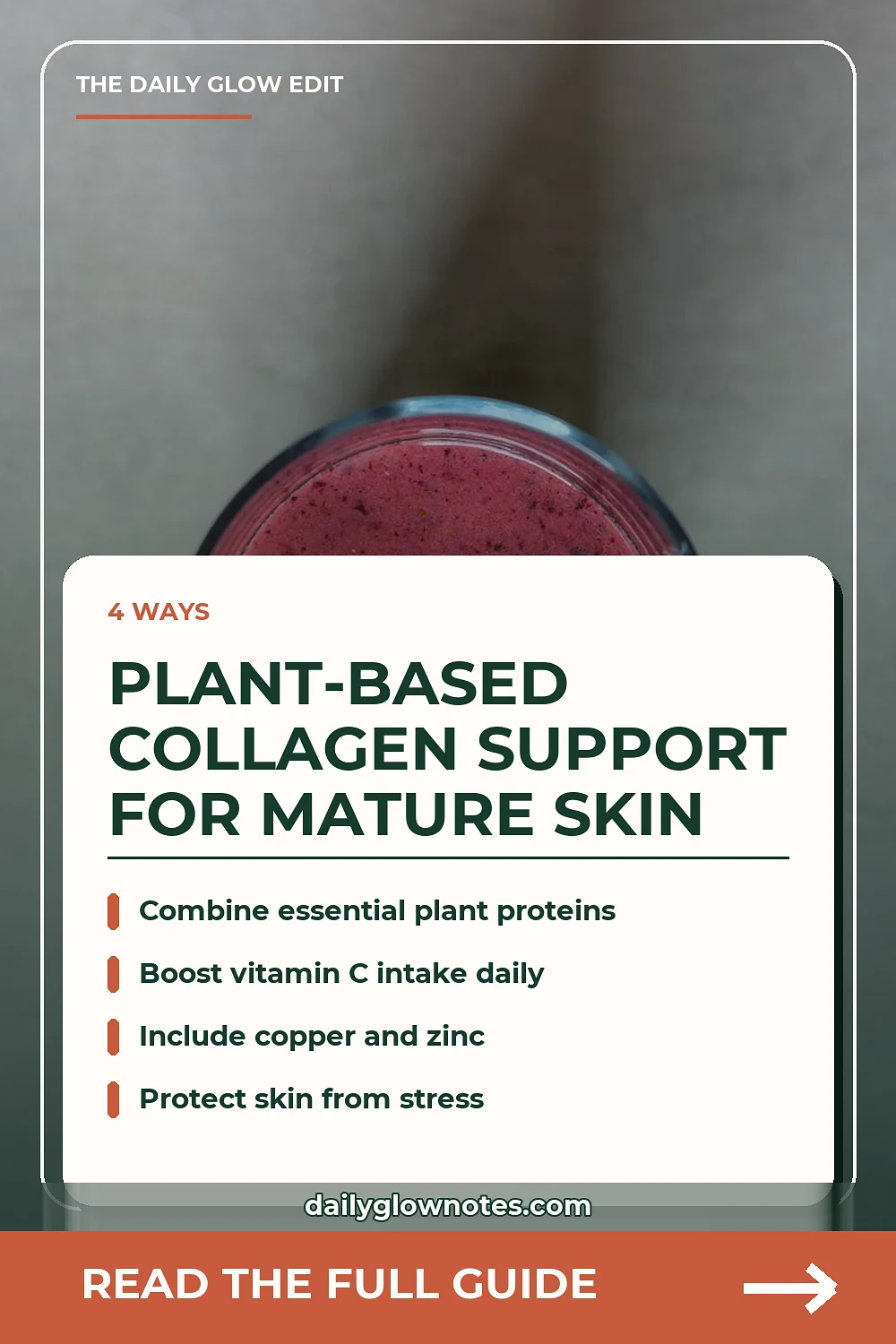 Building Plant-Forward Plates That Support Natural Collagen Synthesis